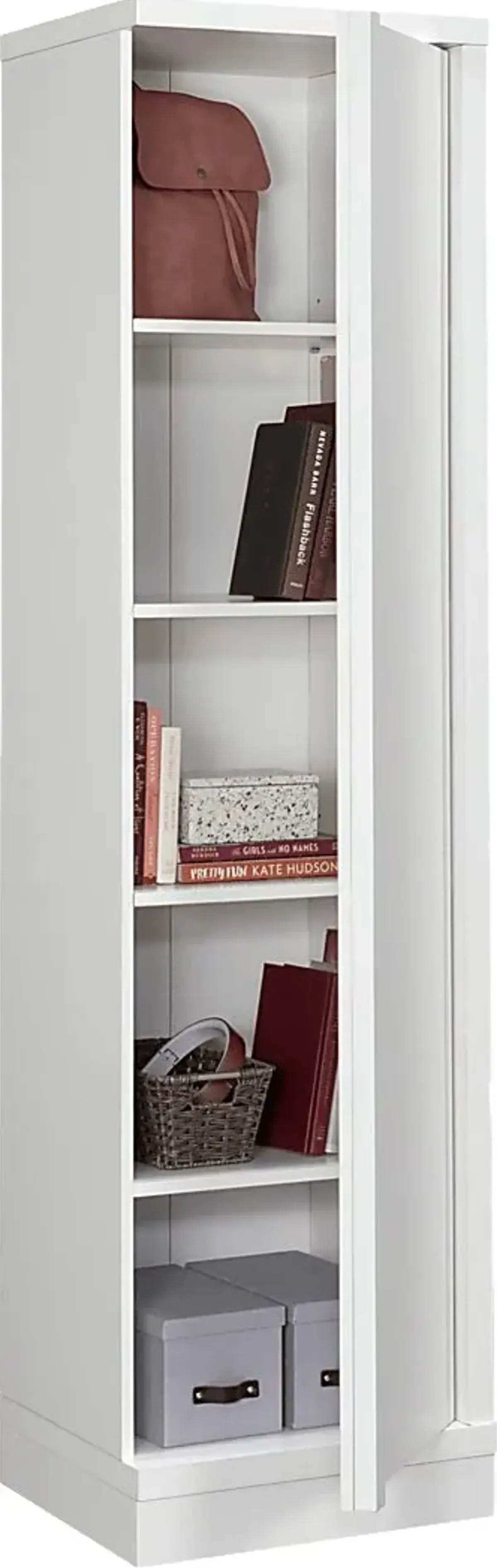 Ironhouse White Storage Cabinet