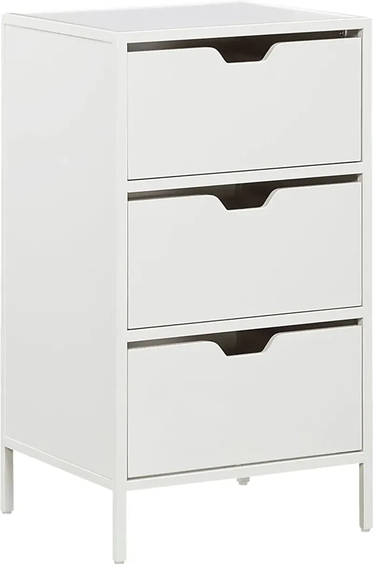 Uchea White File Cabniet