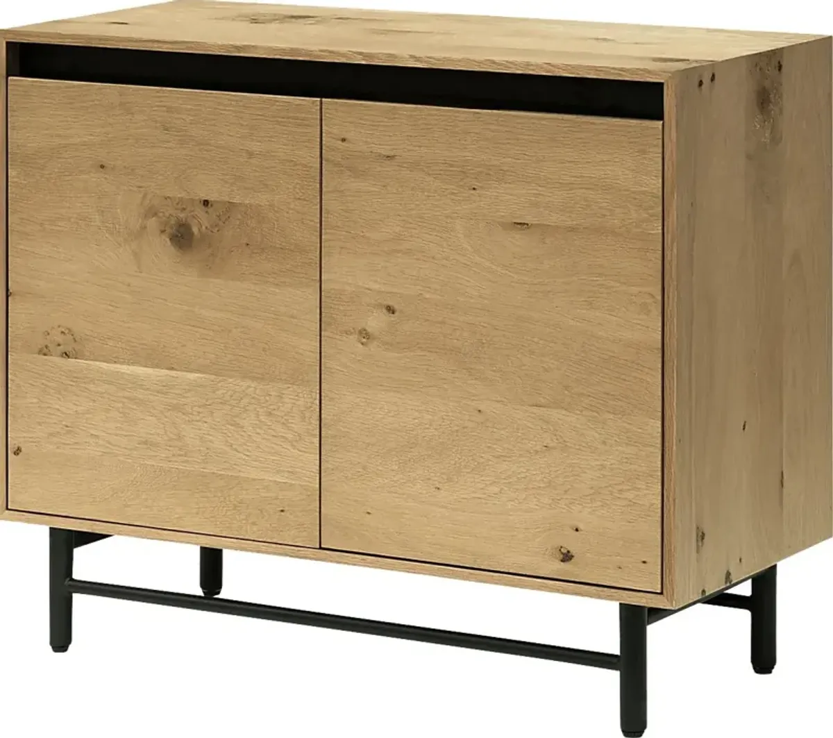 Ashiqa Brown Accent Cabinet