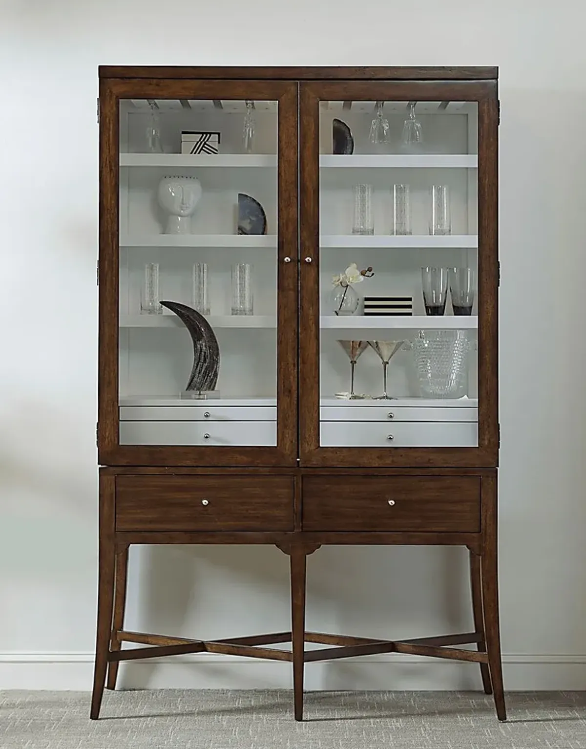 Portaferry Walnut Bar Cabinet