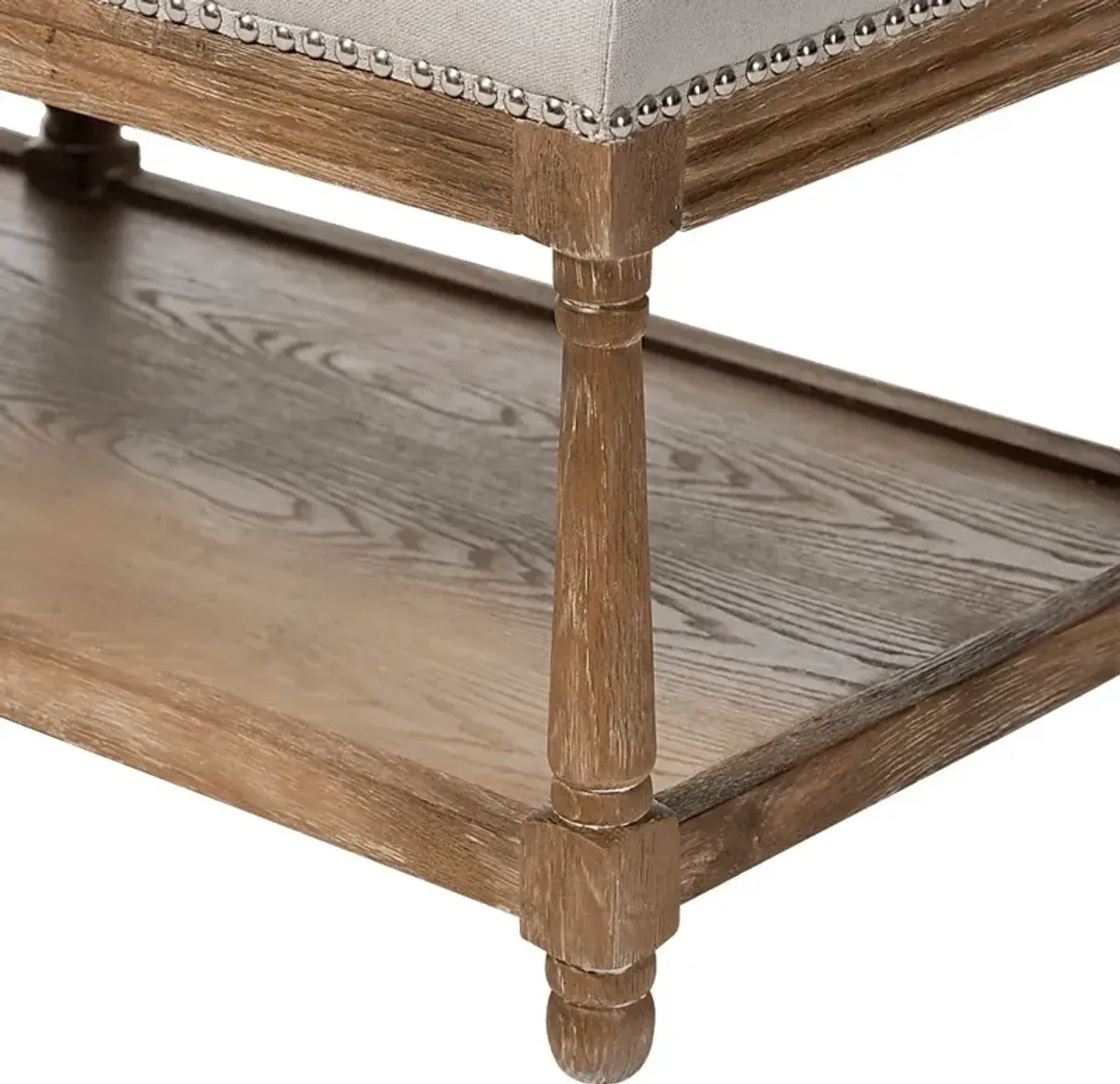 Pixystemsy Beige Accent Bench