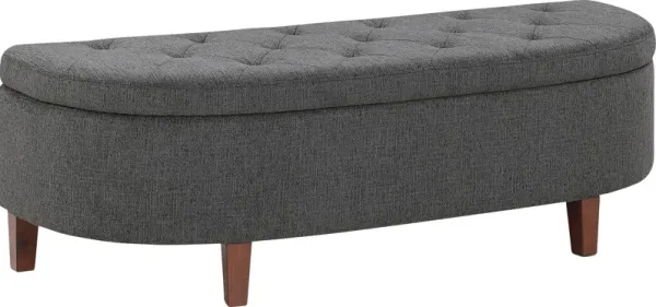 Armanix Charcoal Storage Bench