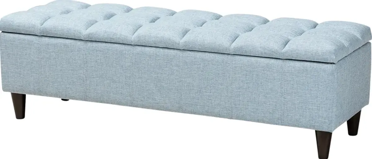 Berrycoms Light Blue Storage Bench