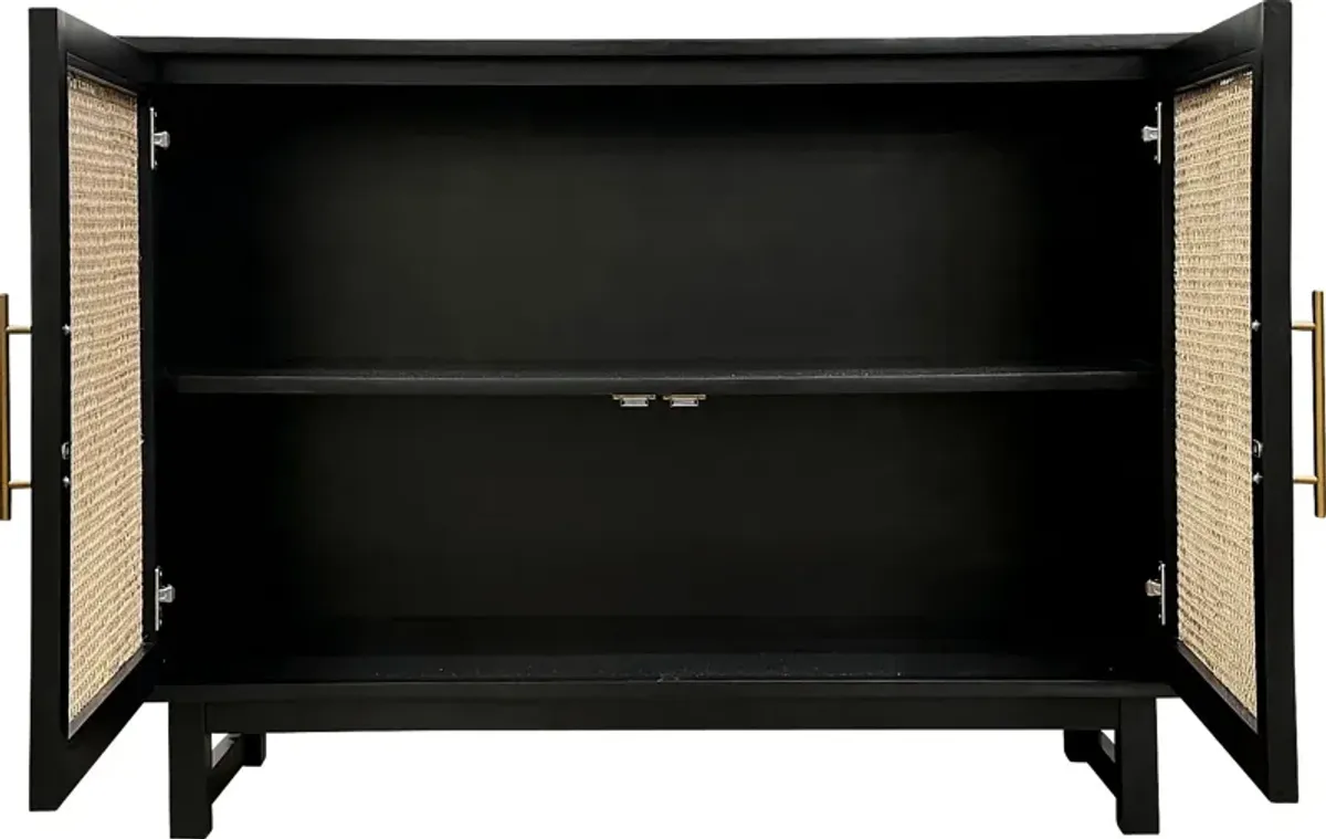 Willowa Black Accent Cabinet