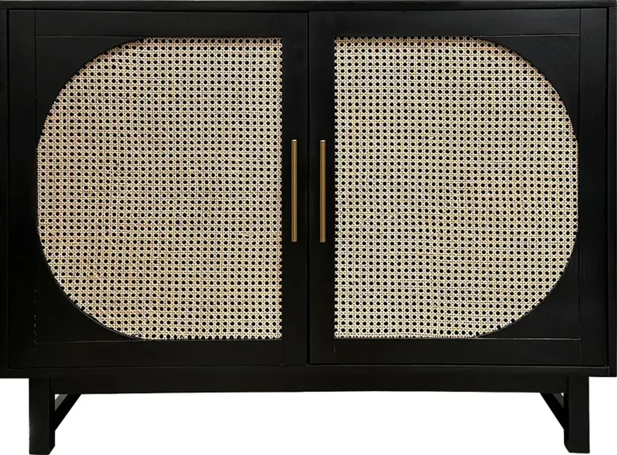 Willowa Black Accent Cabinet