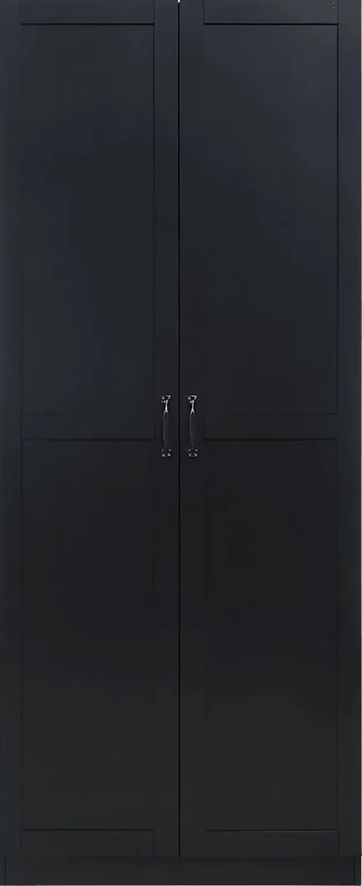 Sawwares II Black Storage Cabinet