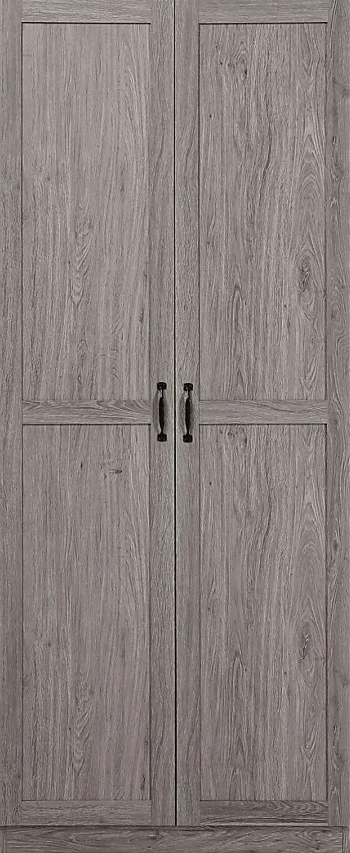 Sawwares II Gray Storage Cabinet