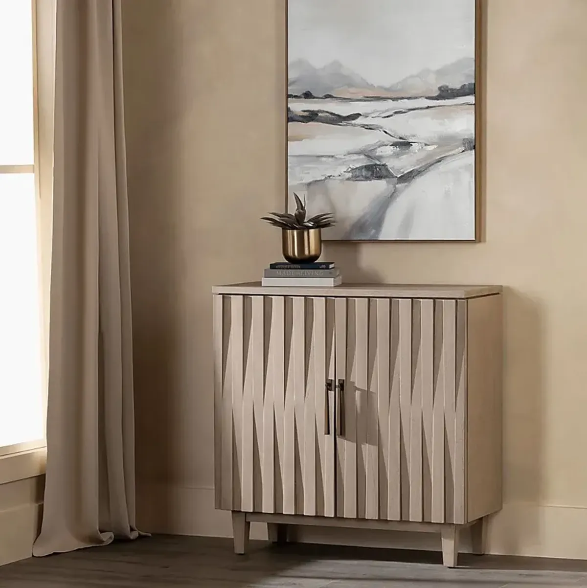 Drifthousen Tan Accent Cabinet