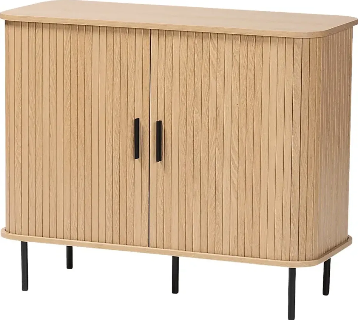 Eleacoms Light Brown Storage Cabinet