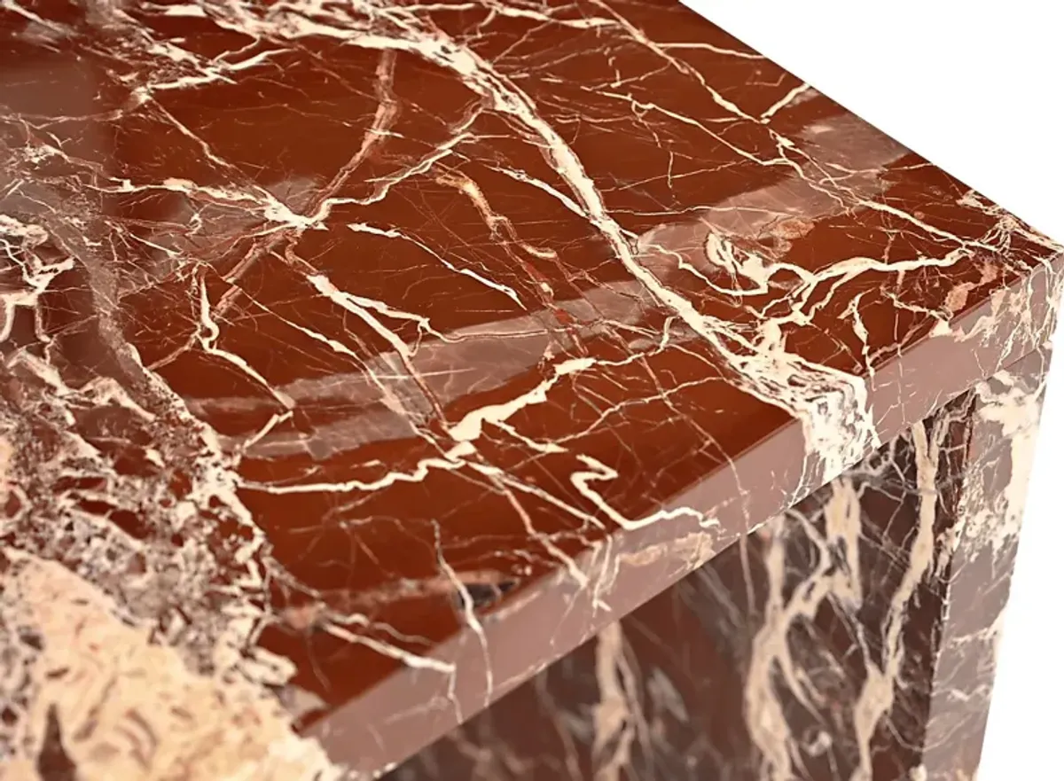 Conii Red Accent Table