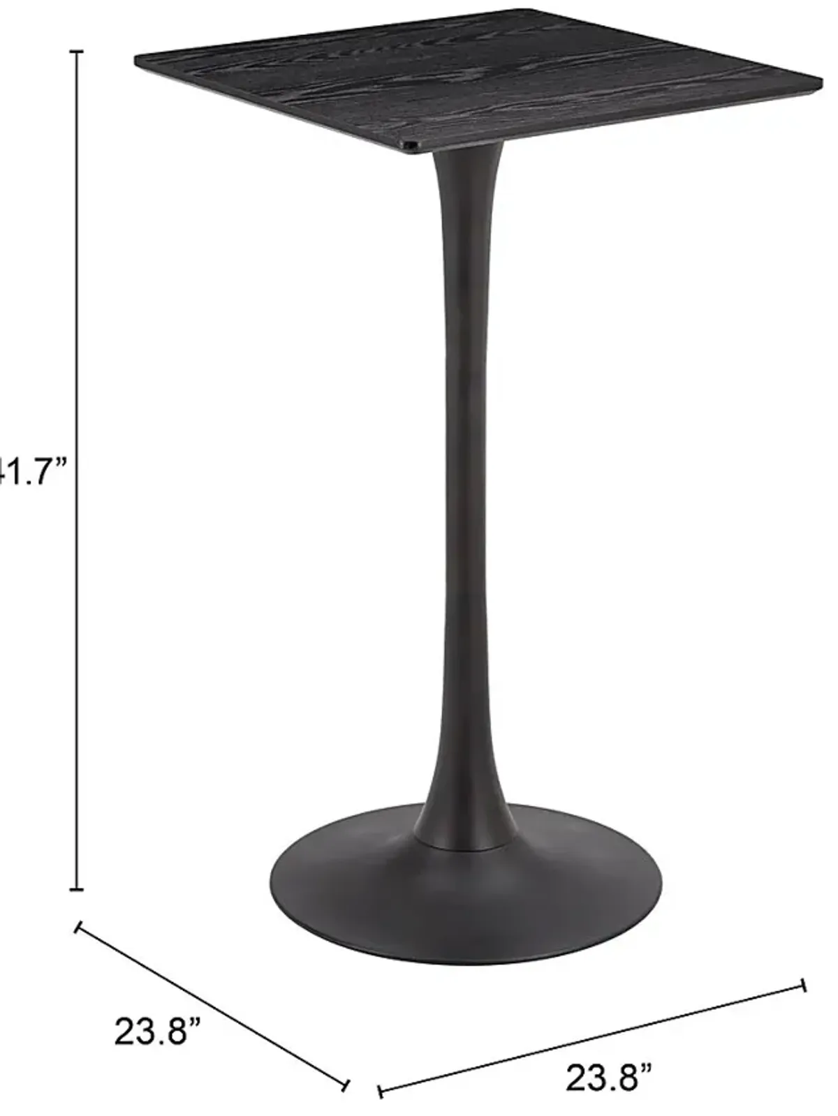 Kalinga Black Bar Table