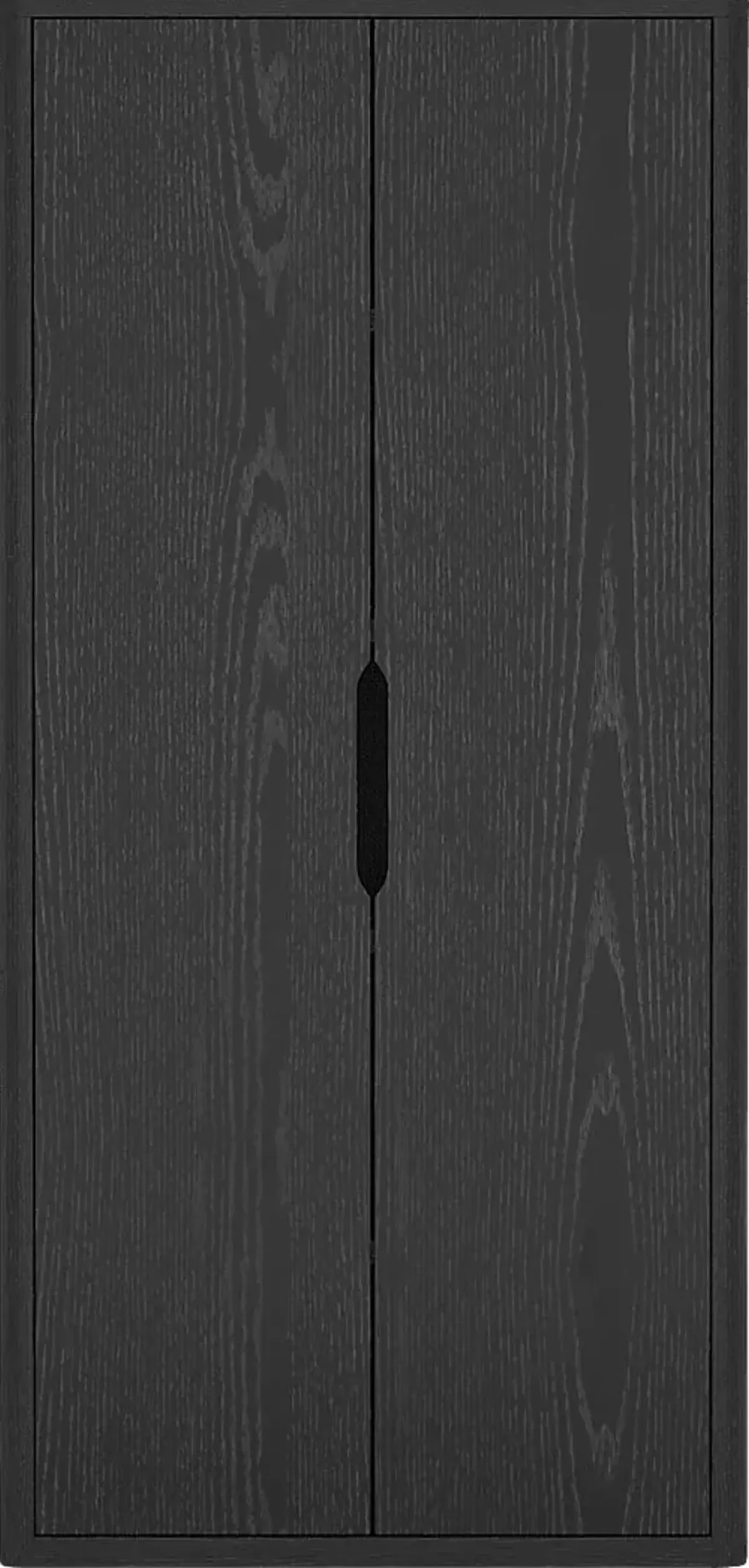 Shadebooks II Black Storage Cabinet