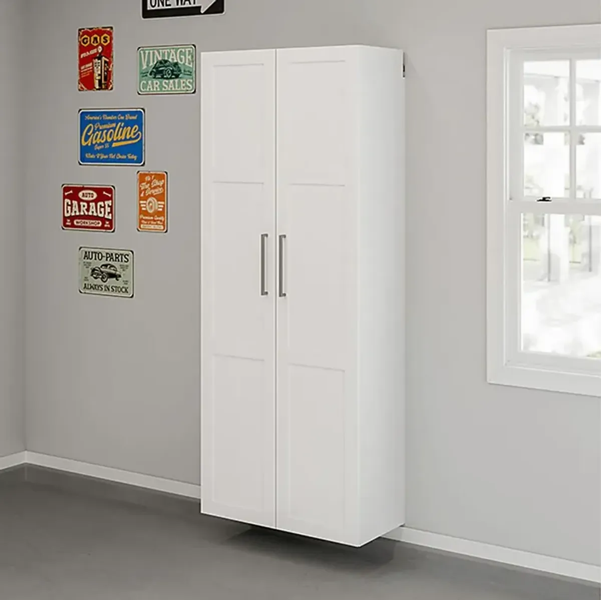 Happyworks I White Storage Cabinet