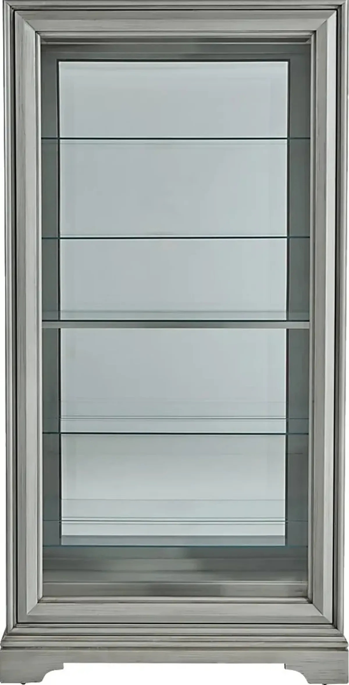 Pixypoly Gray Accent Cabinet