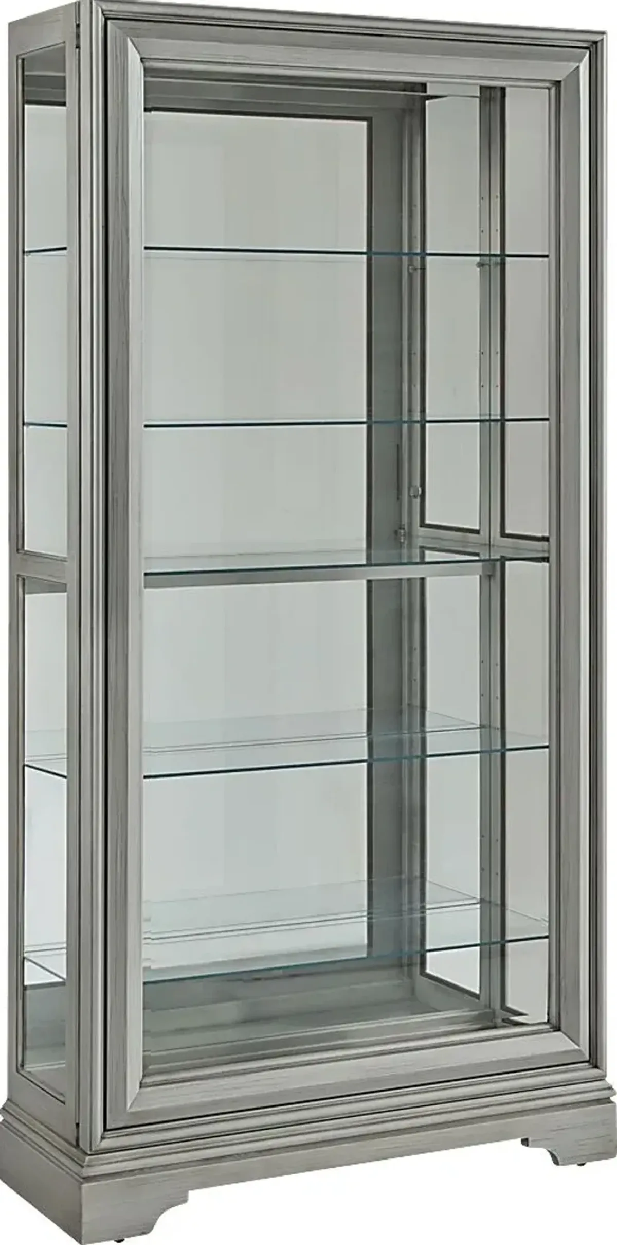 Pixypoly Gray Accent Cabinet