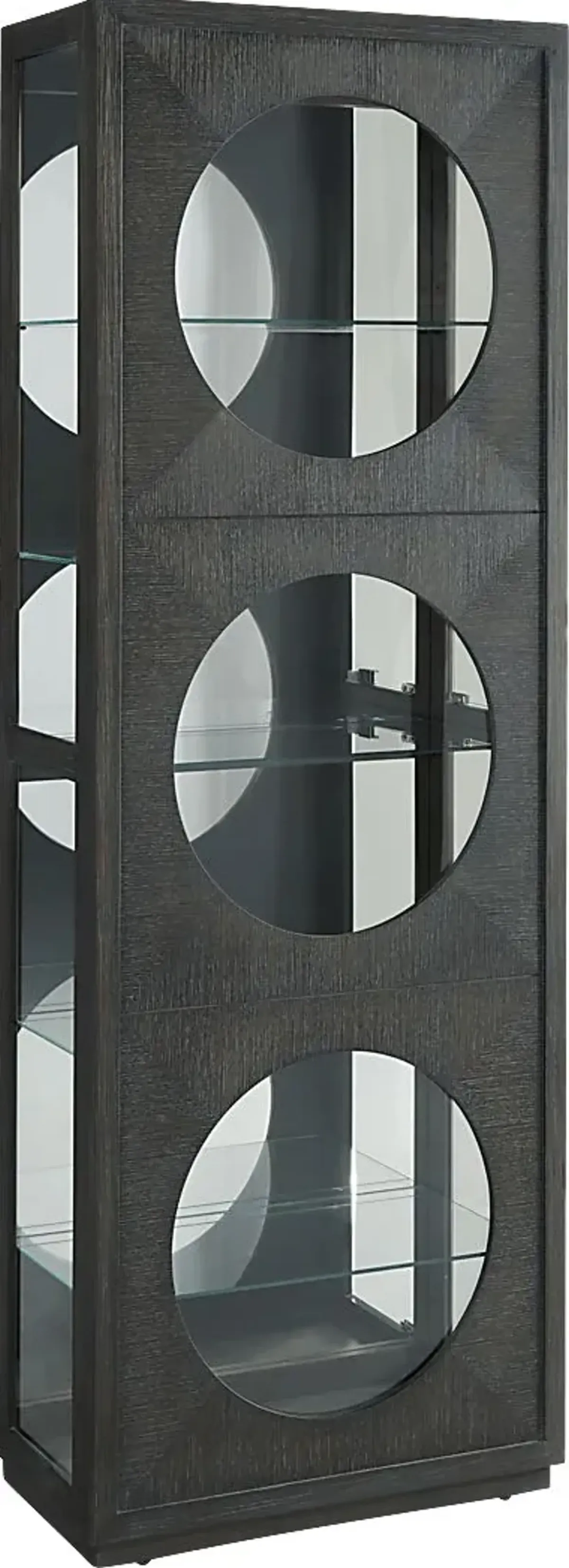 Beeair Dark Brown Accent Cabinet