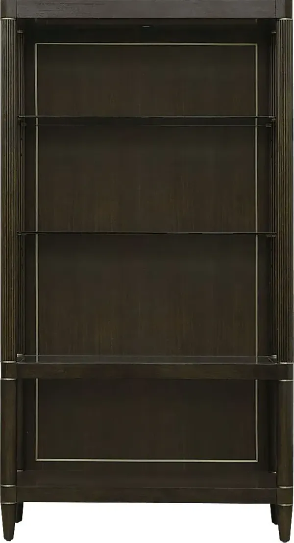 Acentube Brown Bookcase