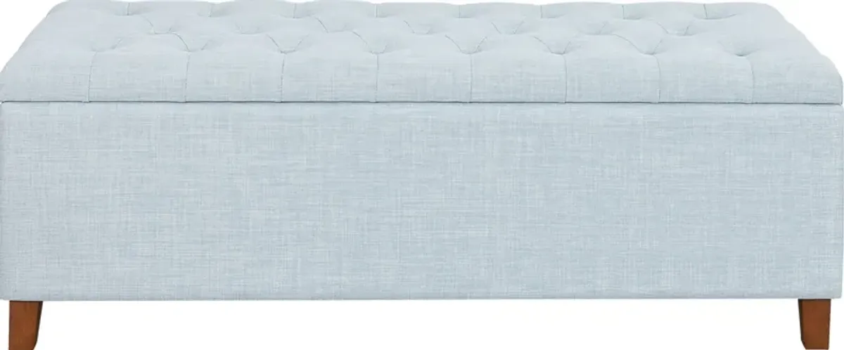 Cloudway Blue Storage Bench
