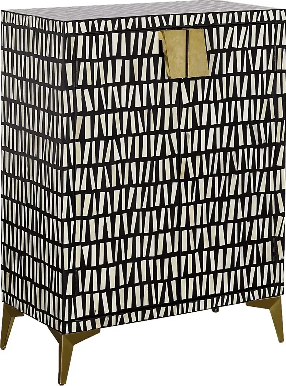 Valona Black Accent Cabinet
