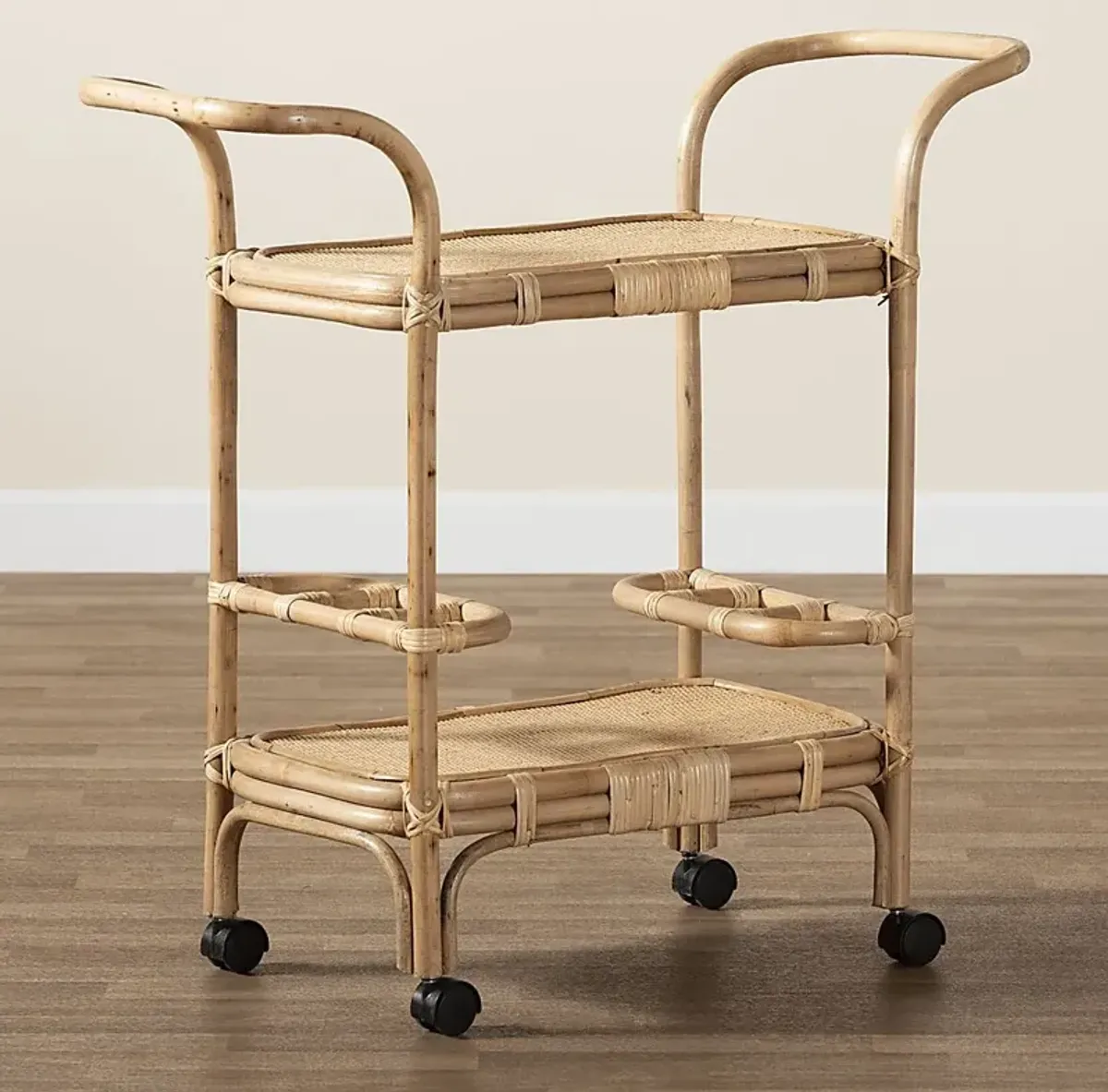 Mowrer Brown Bar Cart