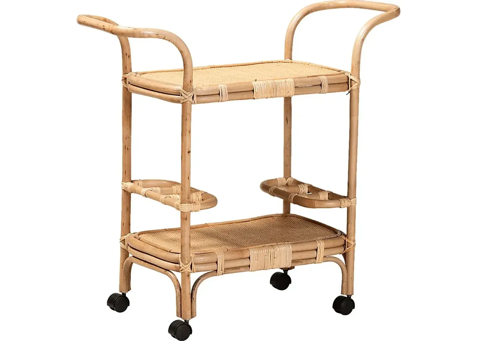 Mowrer Brown Bar Cart