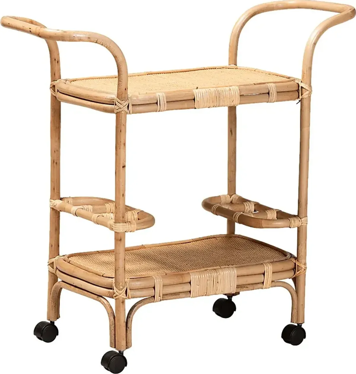 Mowrer Brown Bar Cart