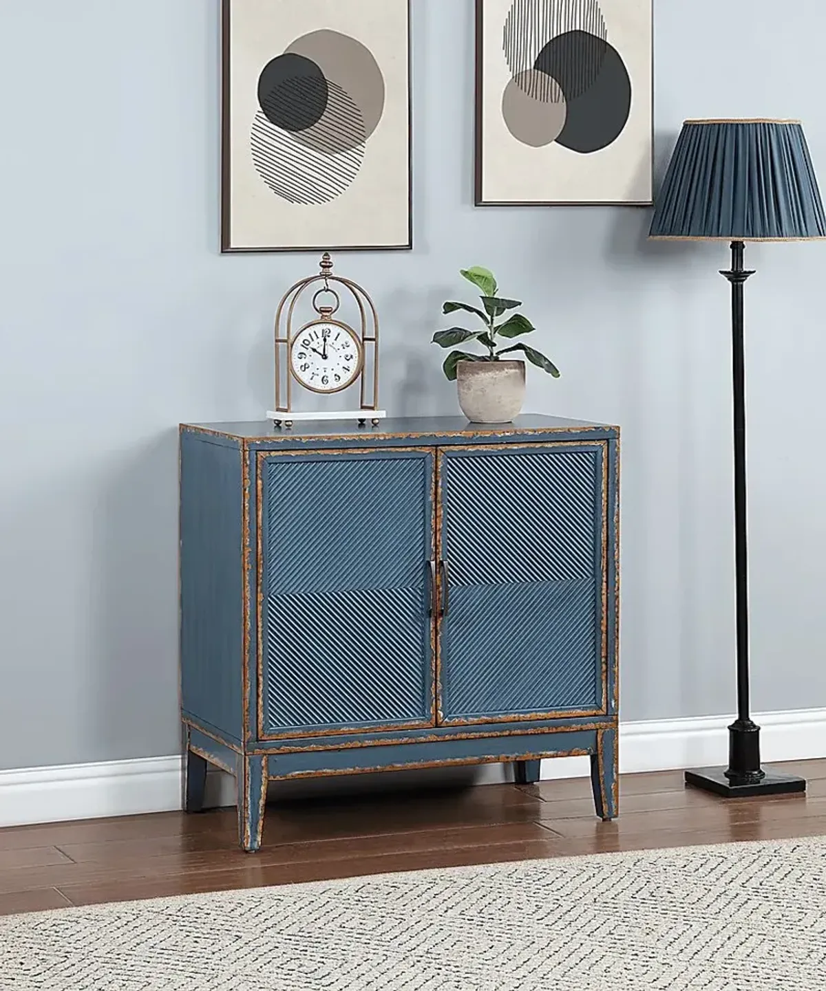 Westledge Blue Accent Cabinet