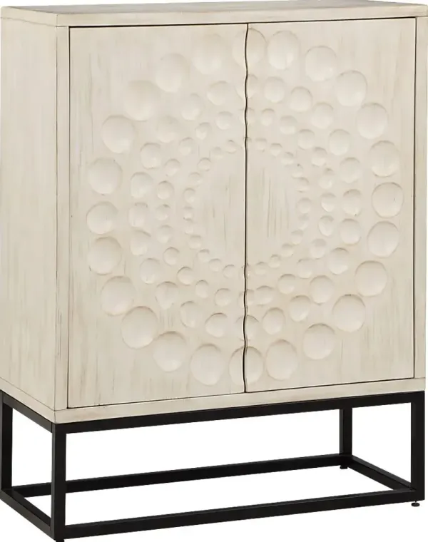 Sugden Cream Bar Cabinet