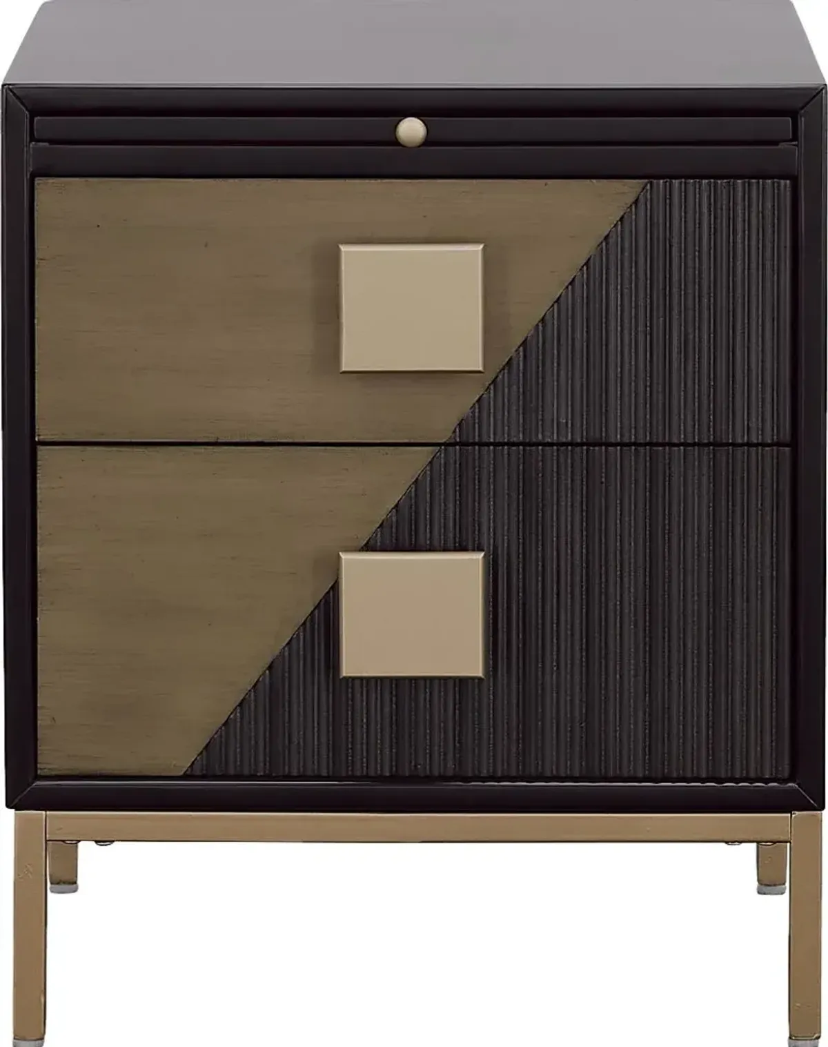 Stonethrow Black Side Table