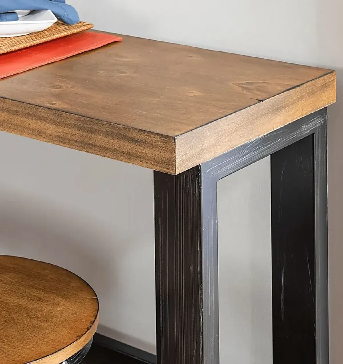 Deleya Brown Bar Table