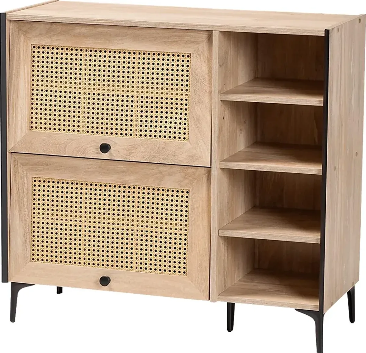 Mautzy Brown Storage Cabinet