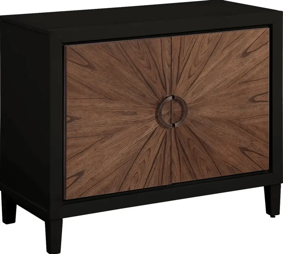 Siamak Black Accent Cabinet