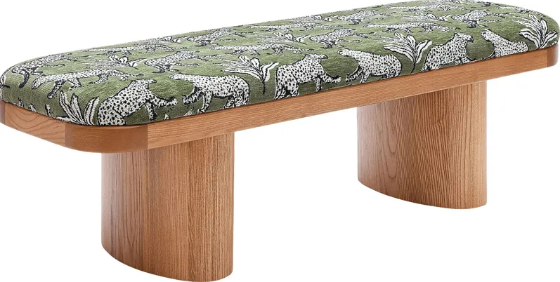 Lurene III Green Bench