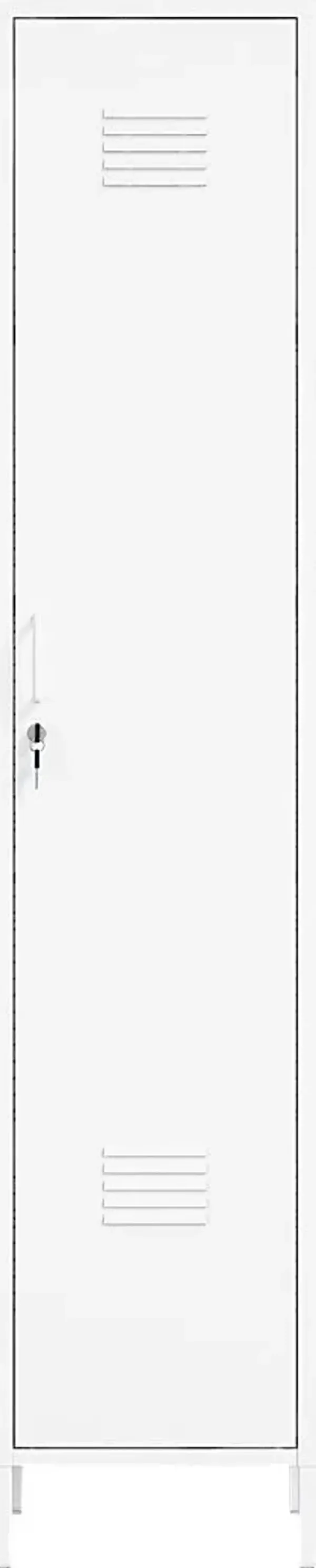 Hebnigan White Storage Cabinet