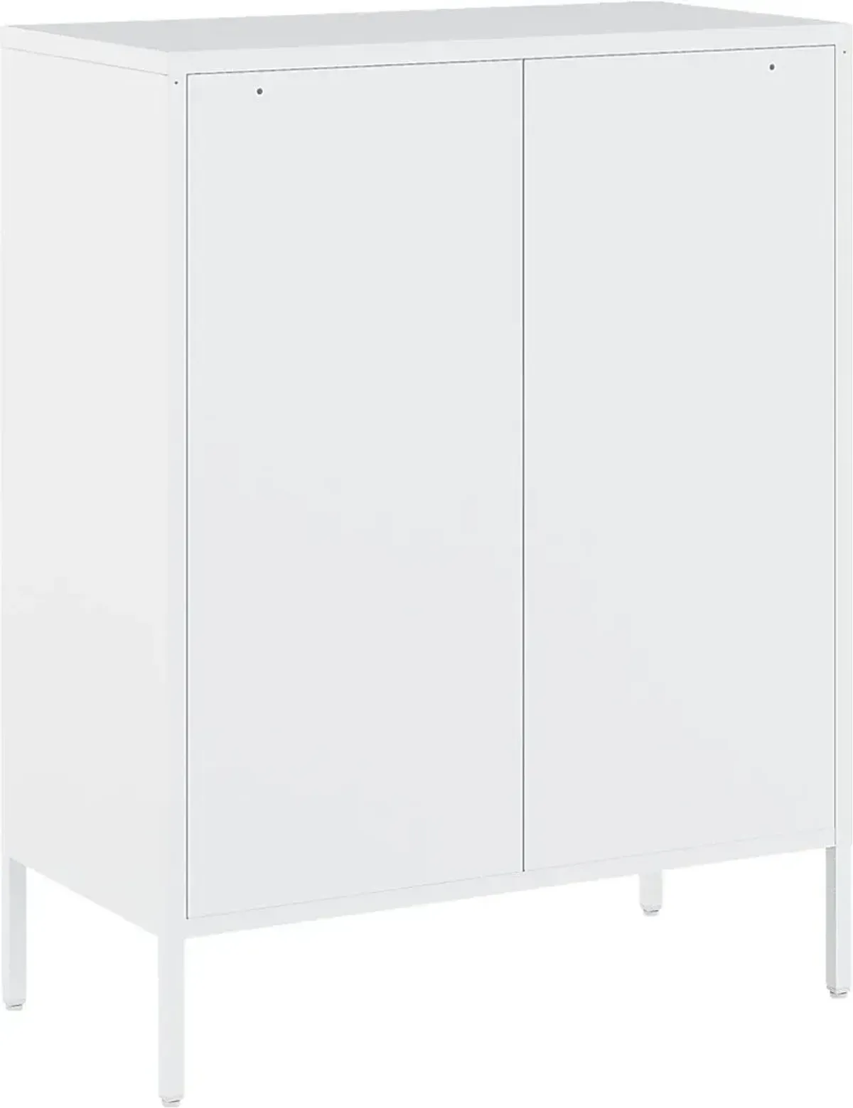 Hebnigan White Accent Cabinet