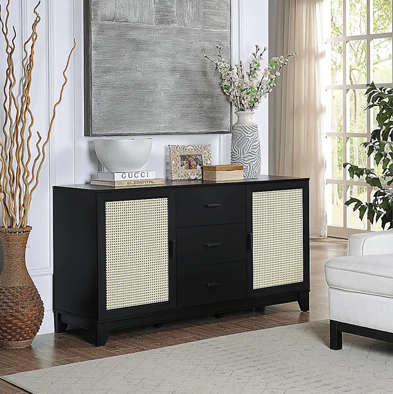 Gansons Black Sideboard