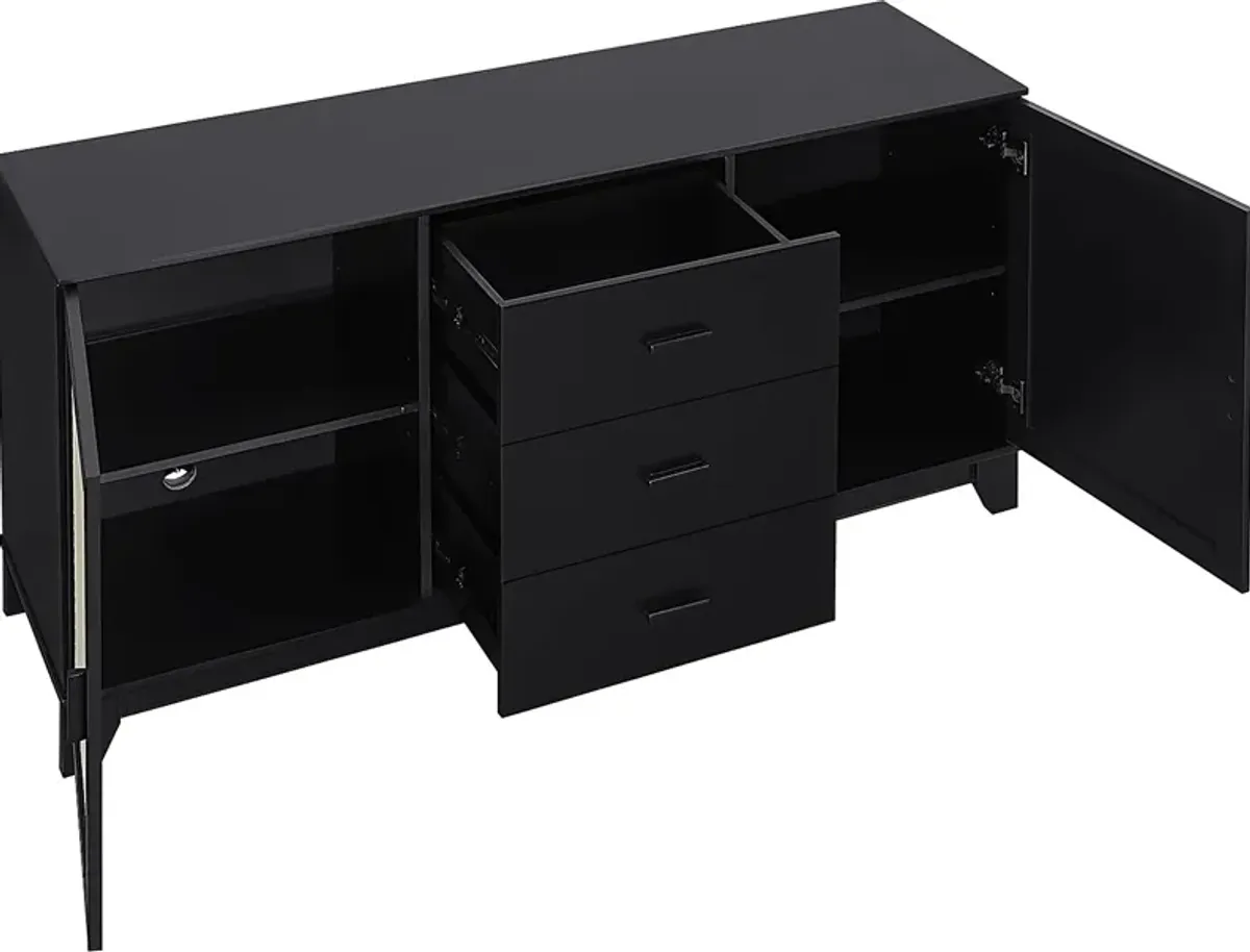 Gansons Black Sideboard