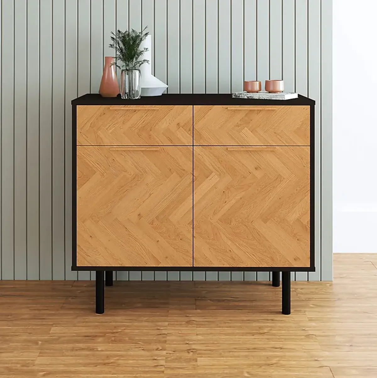 Airedale I Black Sideboard