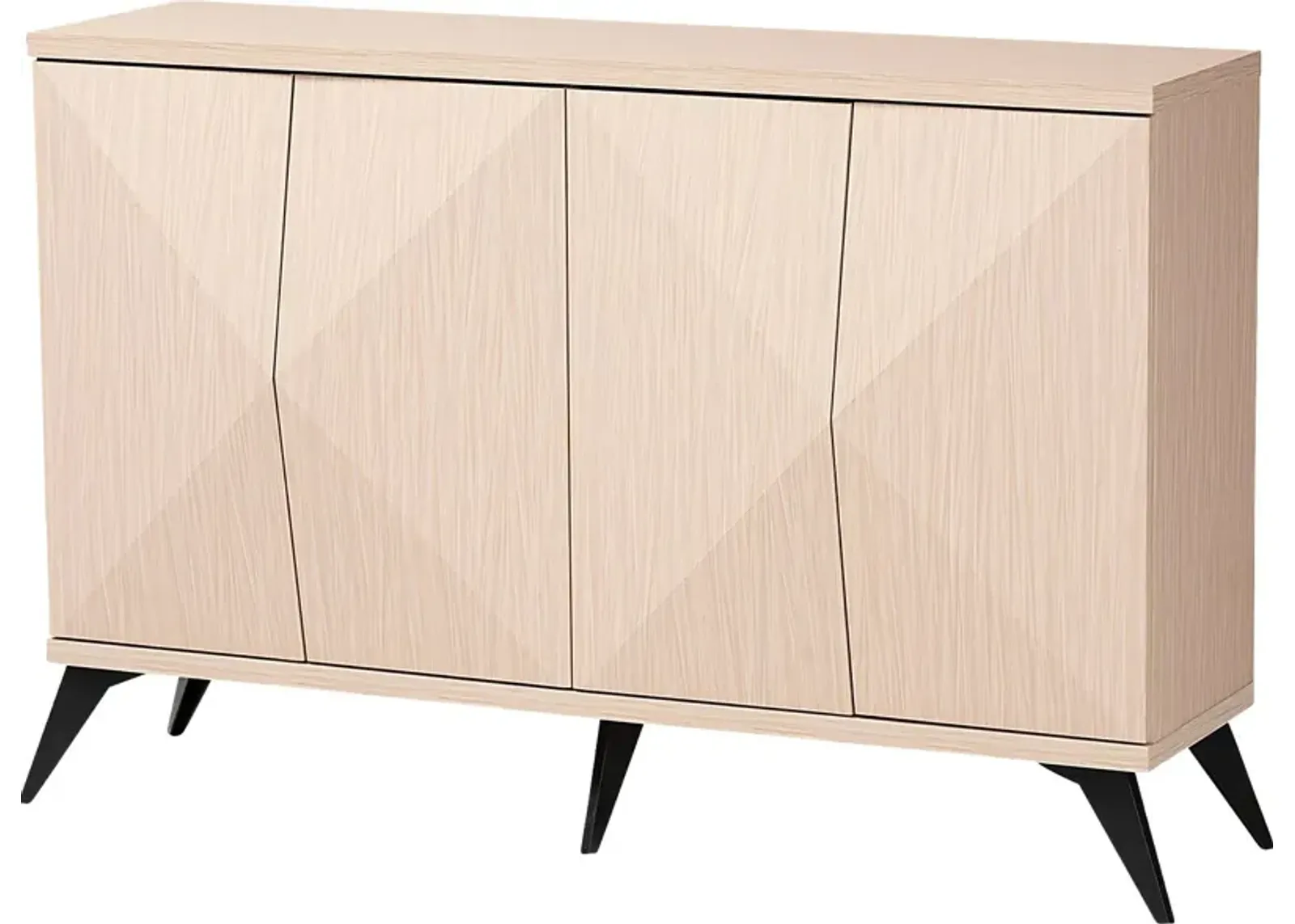 Livius Light Brown 4-Door Sideboard