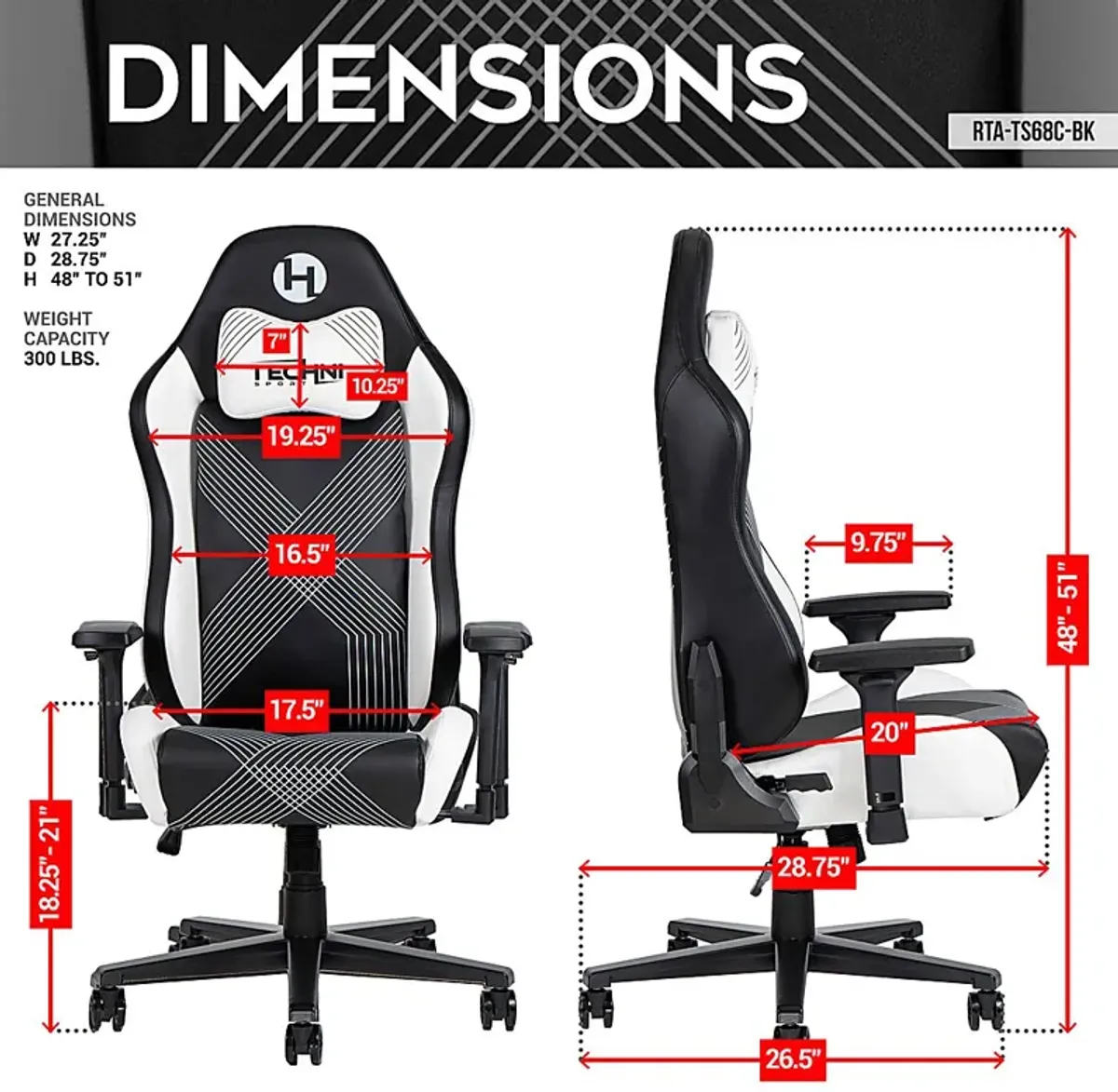 Jemwi Black Gaming Chair