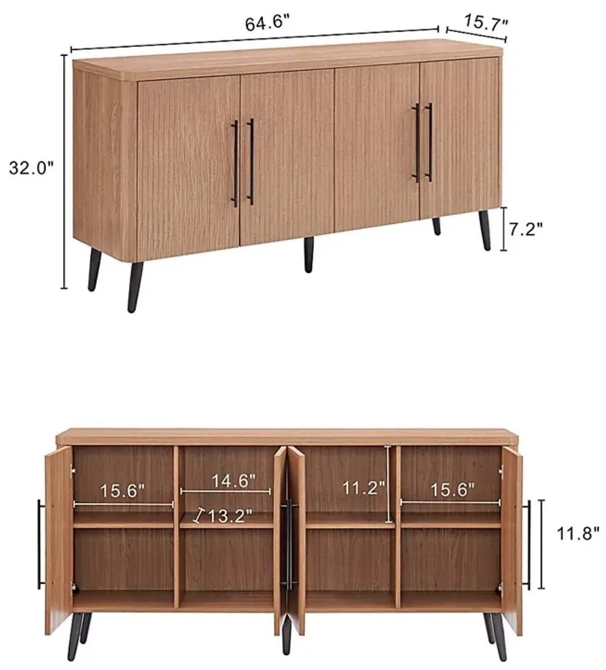 Kassy Brown Sideboard