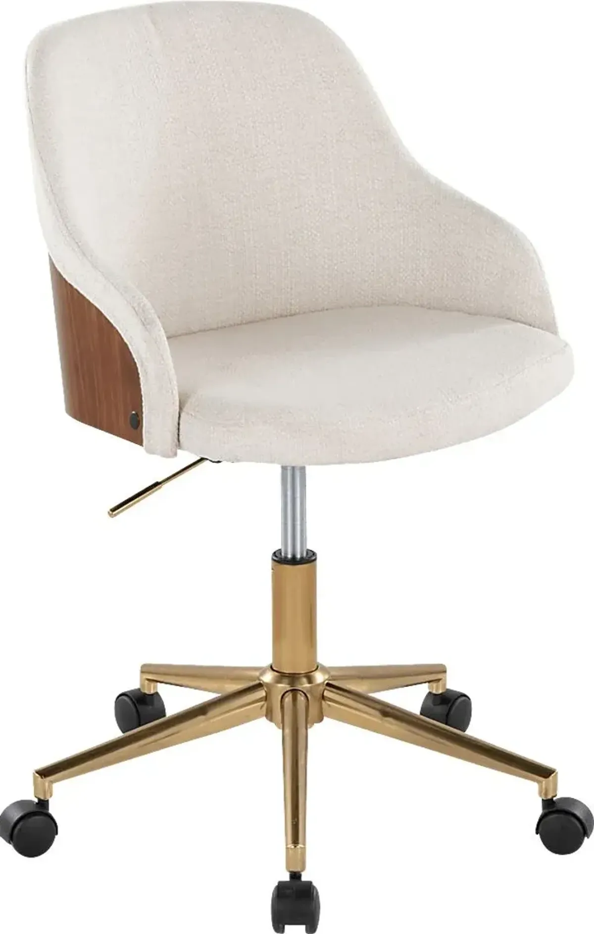 Bryta III Cream Desk Chair