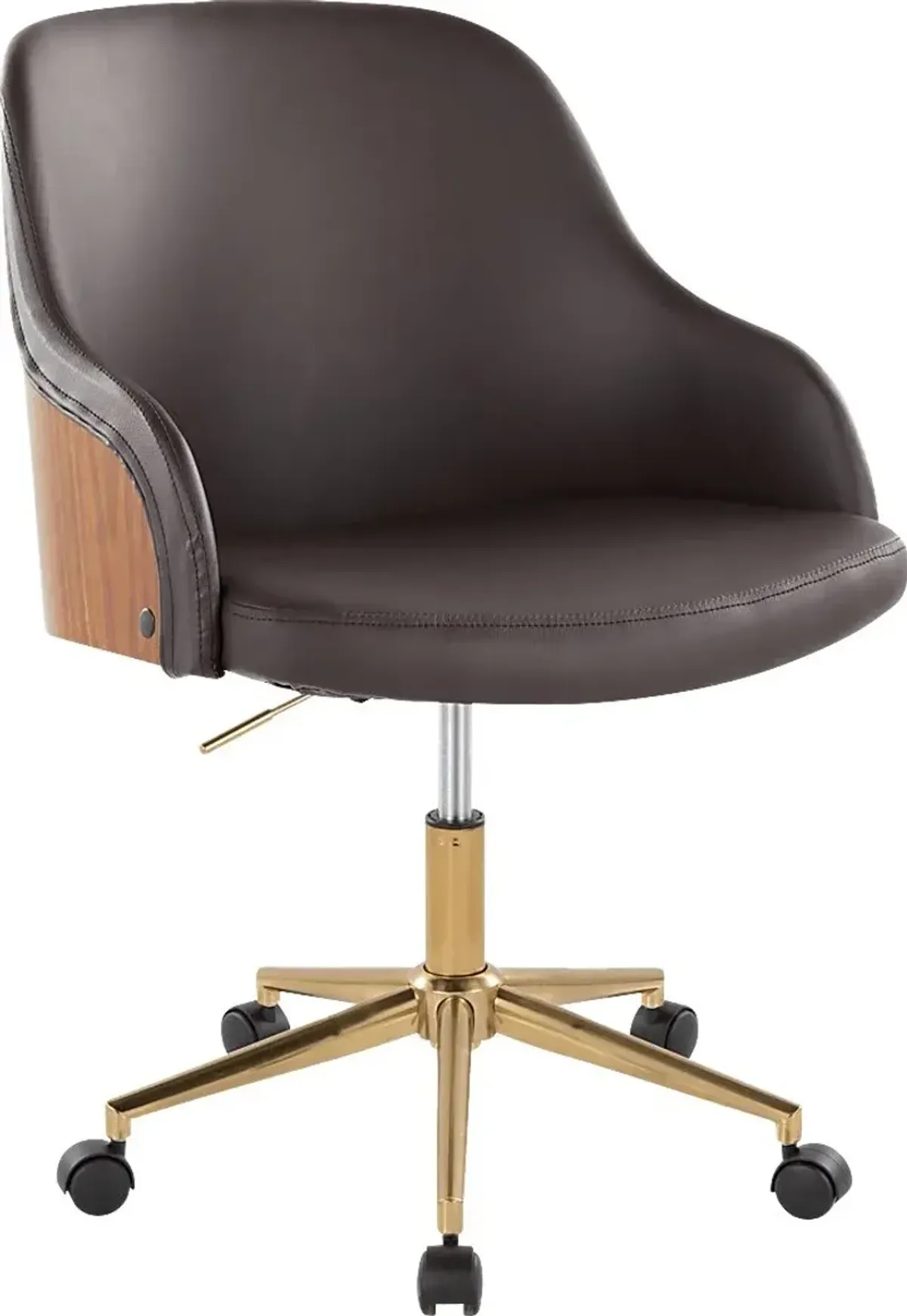 Bryta VI Brown Desk Chair