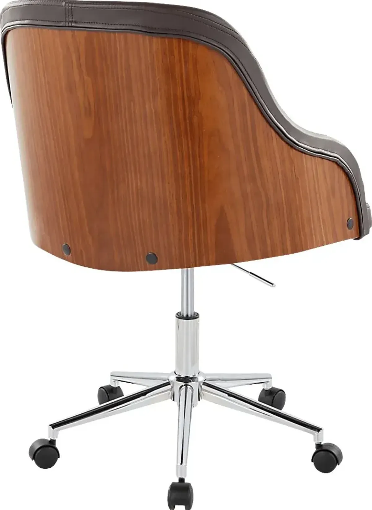 Bryta V Brown Desk Chair