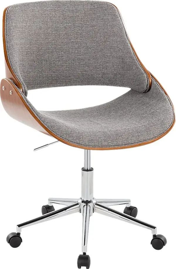Eilyn III Gray Desk Chair