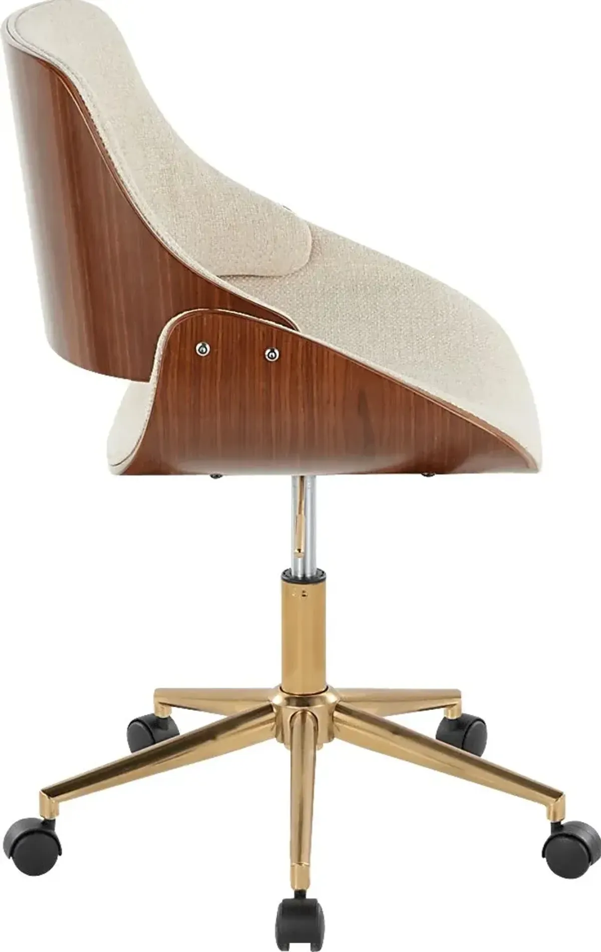Eilyn II Cream Desk Chair