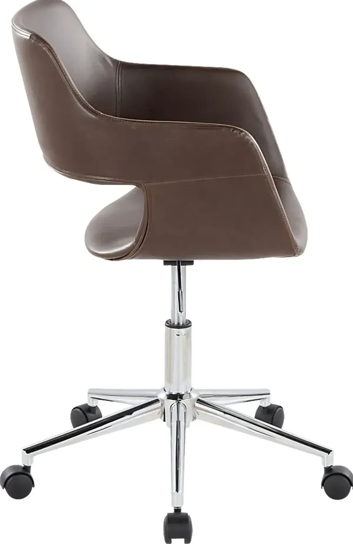 Whisp III Dark Brown Desk Chair