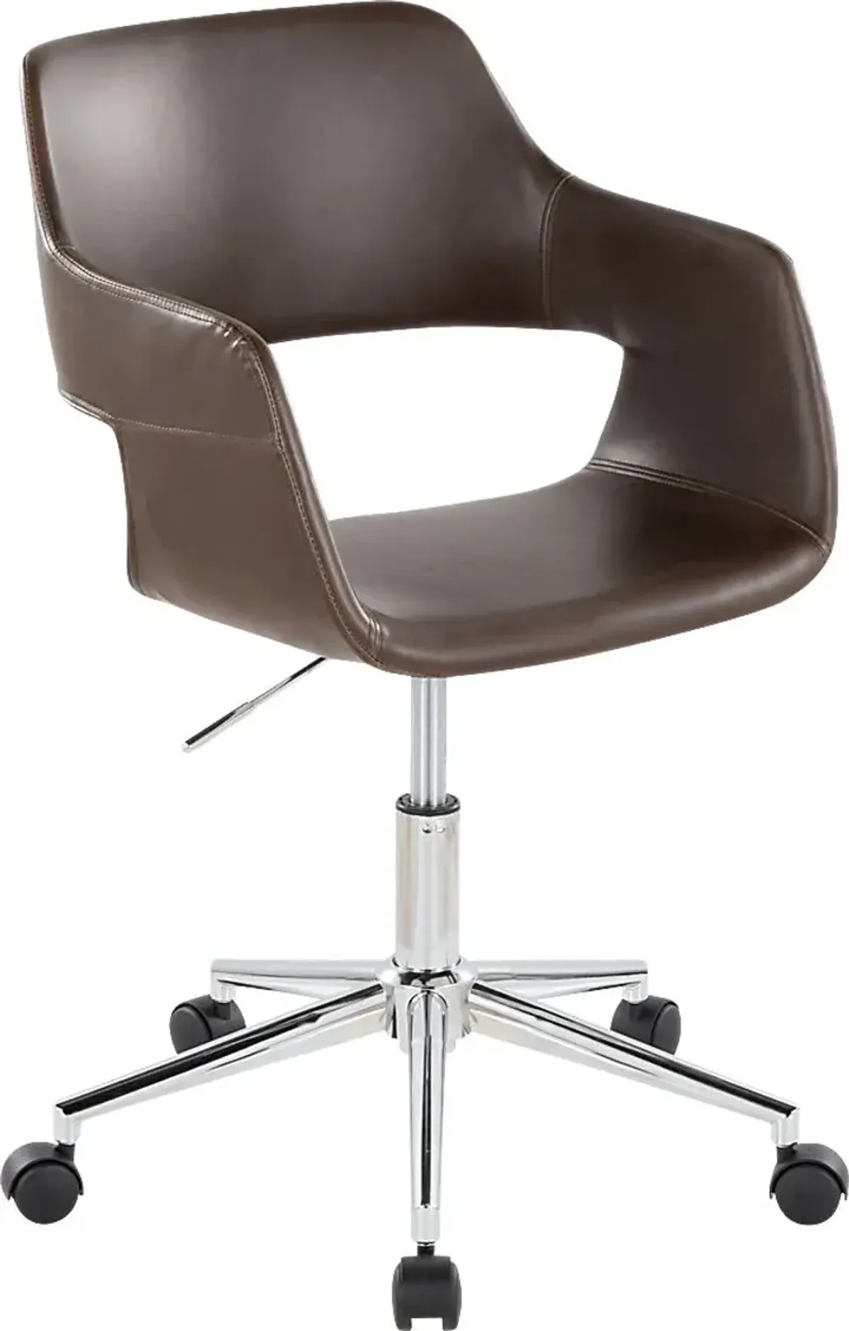 Whisp III Dark Brown Desk Chair
