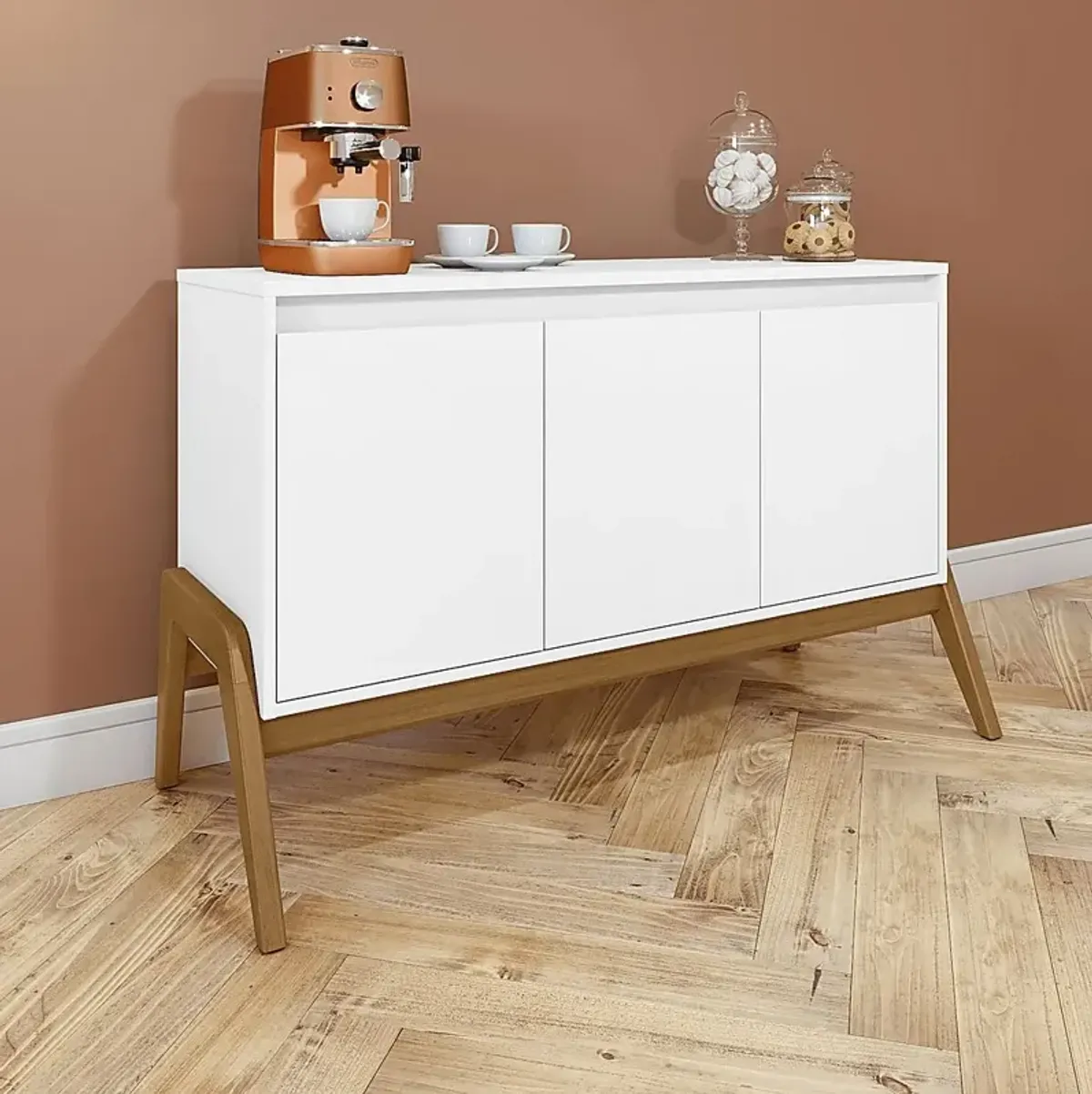 Demerest I White Sideboard