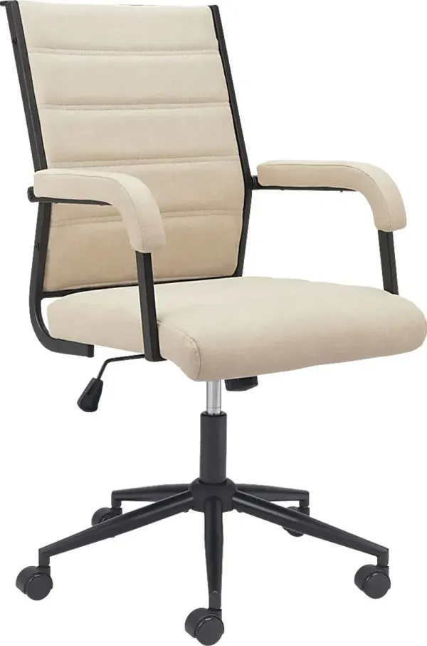 Delthe Beige Office Chair